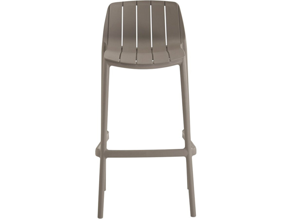 Set di 2 seggioloni da giardino impilabili "Vaena" - Taupe