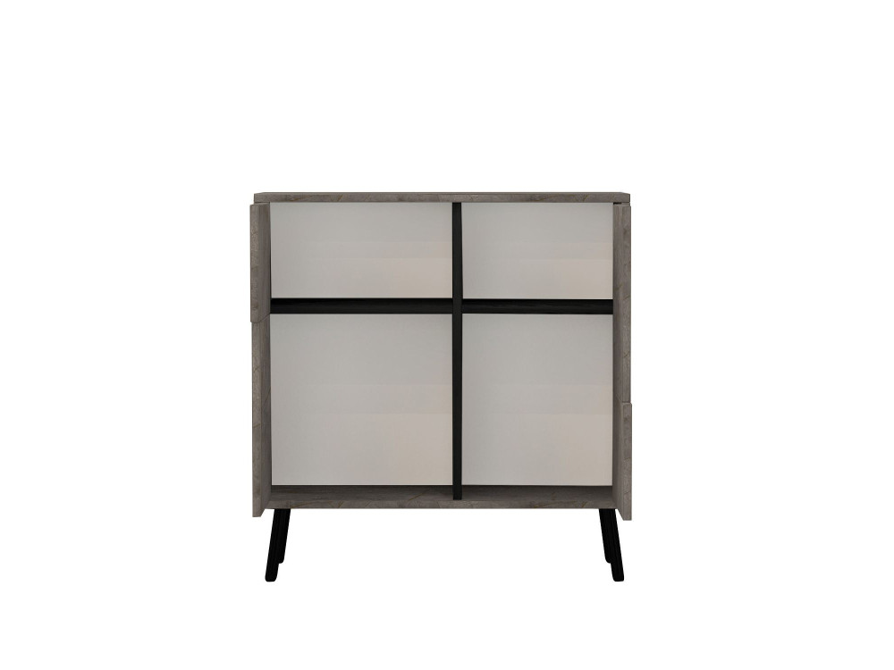 Mobile multiuso in legno "Darien" - 76,5 x 35 x 79,5 cm - Marmo