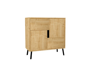 Credenza in legno "Darien" - 76 x 35 x 79 cm - Beige