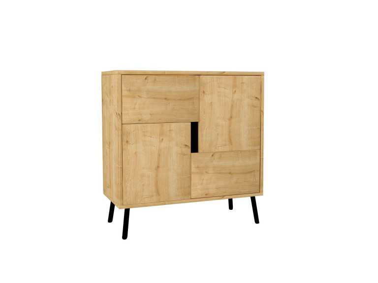 Credenza in legno "Darien" - 76 x 35 x 79 cm - Beige