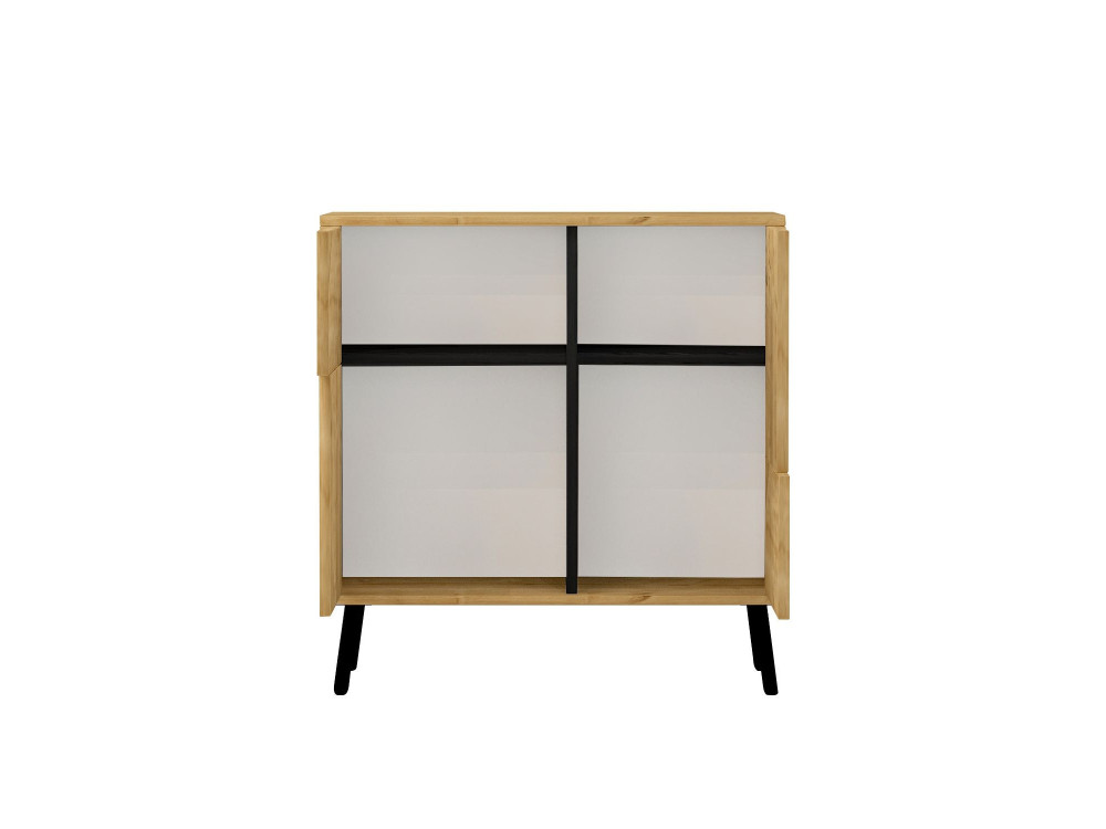 Credenza in legno "Darien" - 76 x 35 x 79 cm - Beige