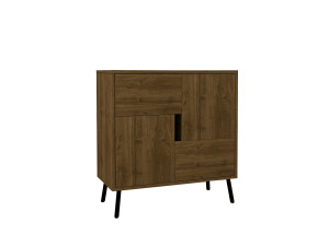 Credenza in legno "Darien" - 76 x 35 x 79 cm - Marrone