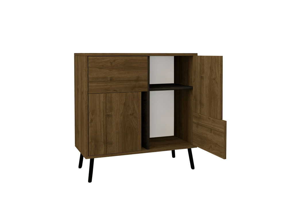 Credenza in legno "Darien" - 76 x 35 x 79 cm - Marrone