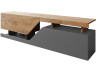 Mobile TV "Ceelias" -160 x 46 x 35 cm - Grigio/Marrone