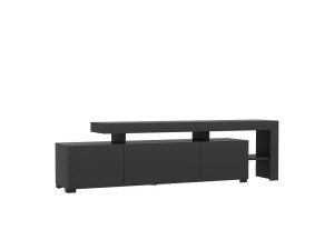 Porta TV in legno "Beliz" - 192 x 37 x 53 cm - Antracite