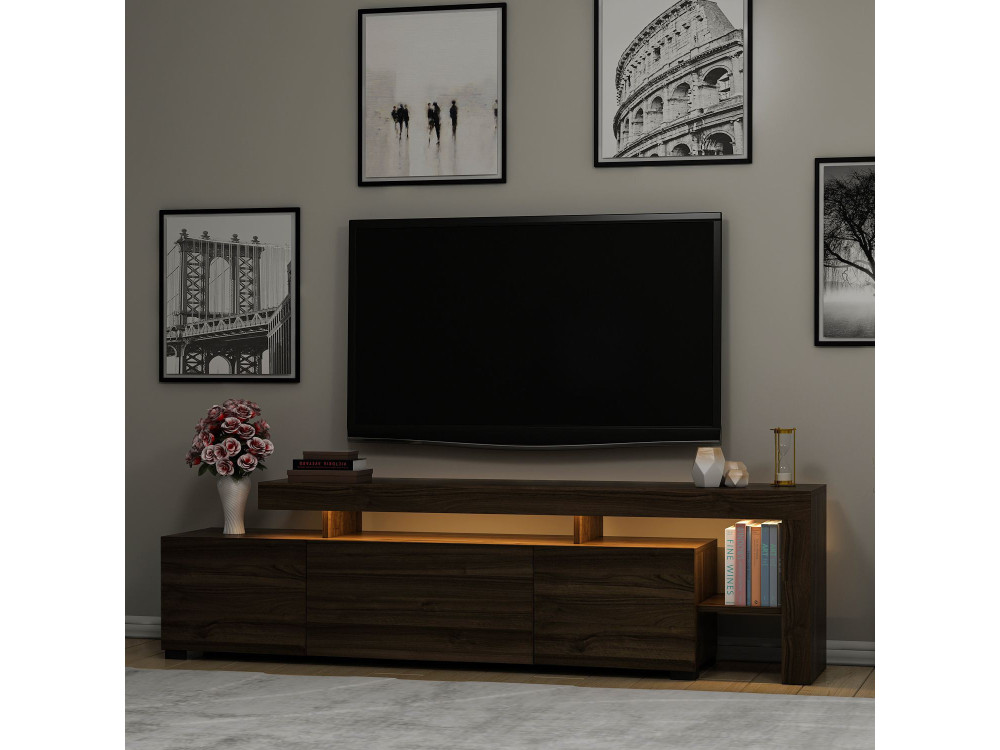 Porta TV in legno "Beliz" Porta TV - 192 x 37 x 53 cm