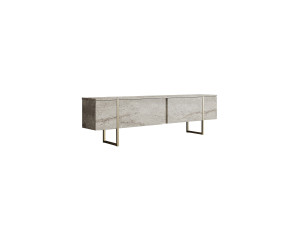 Porta TV in legno "Luxe" - 180 x 30 x 50 cm - TravertinOr