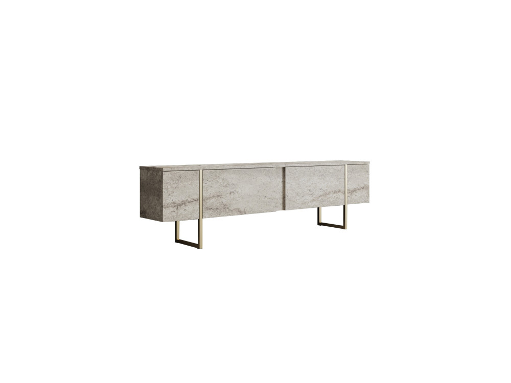 Porta TV in legno "Luxe" - 180 x 30 x 50 cm - TravertinOr