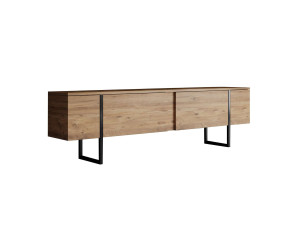 Porta TV in legno "Luxe" - 180 x 30 x 50 cm - Marrone