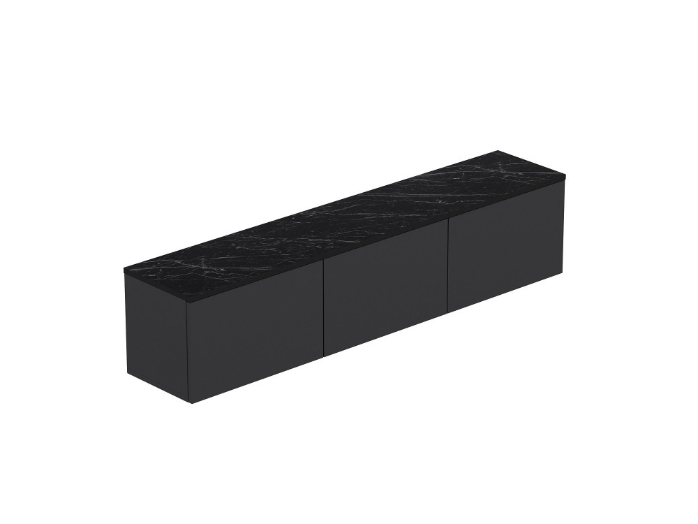 Porta TV in legno "Neon" - 160 x 32 x 35 cm - Antracite