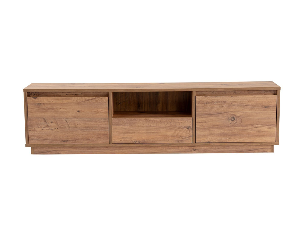 Mobile porta TV in legno Vanguard - 160 x 29 x 42 cm - Pino atlantico