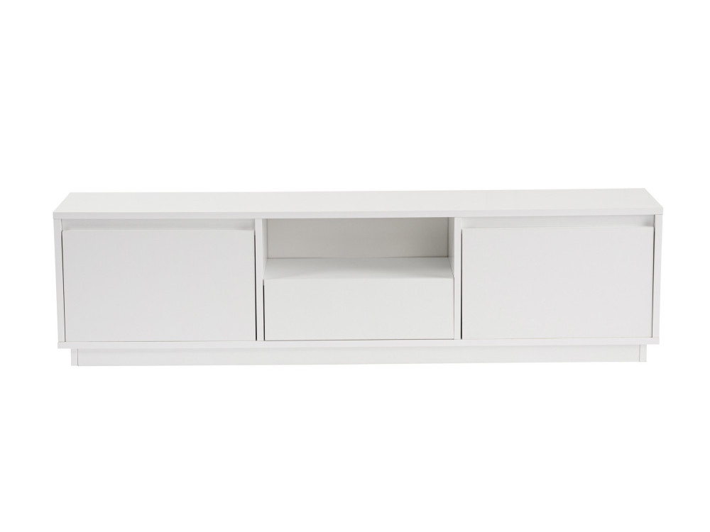 Mobile TV Vanguard in legno - 160 x 29 x 42 cm - Bianco naturale