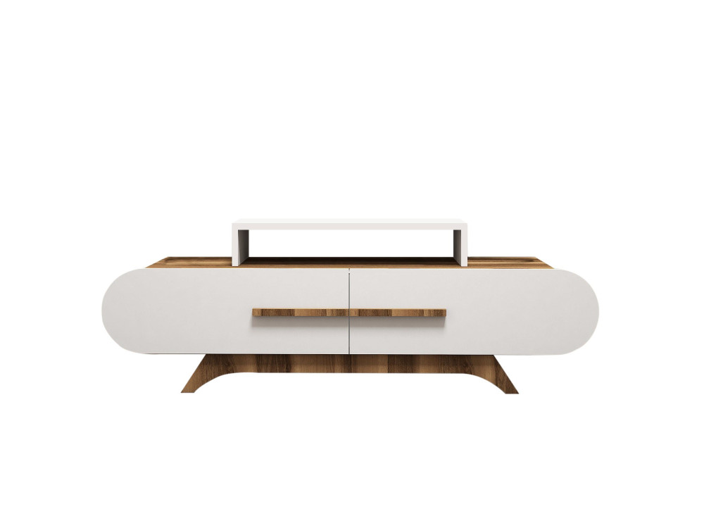 Mobile TV in legno "Rose" - 145 x 36 x 49 cm - Bianco