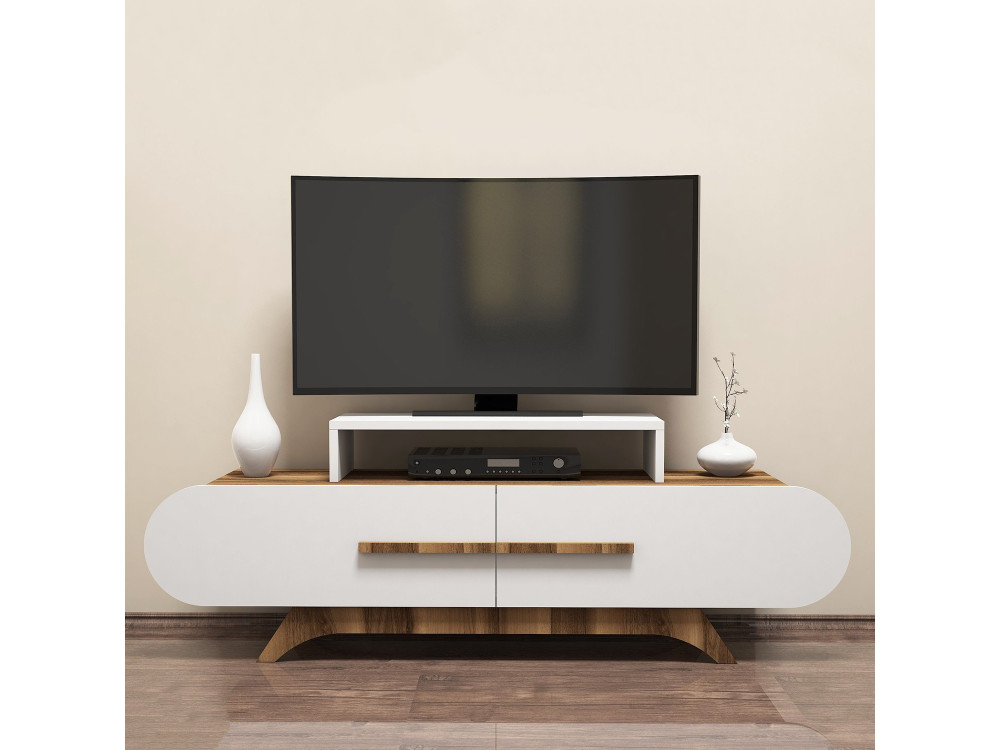 Mobile TV in legno "Rose" - 145 x 36 x 49 cm - Bianco