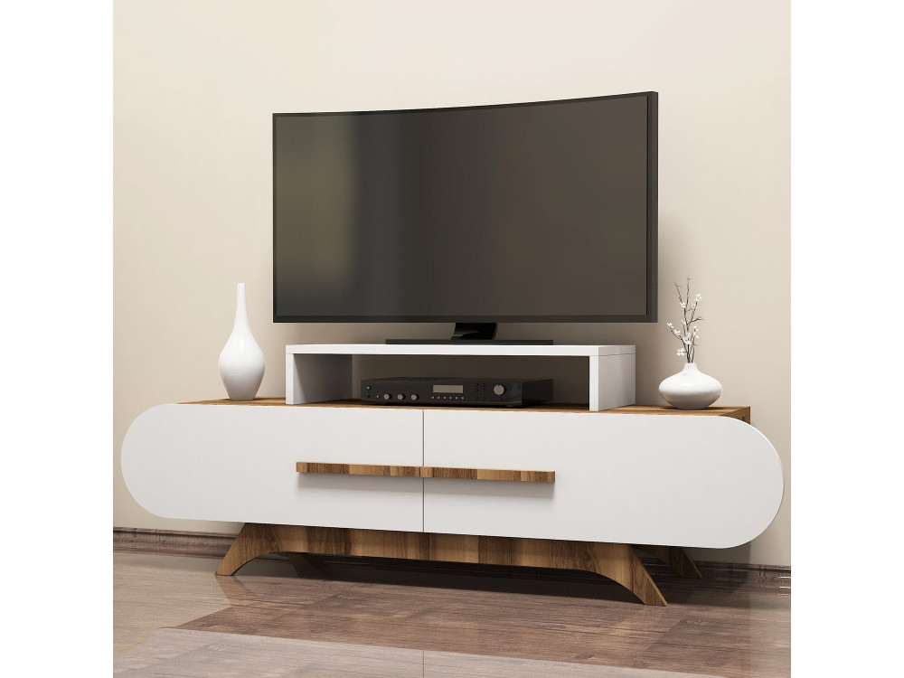 Mobile TV in legno "Rose" - 145 x 36 x 49 cm - Bianco