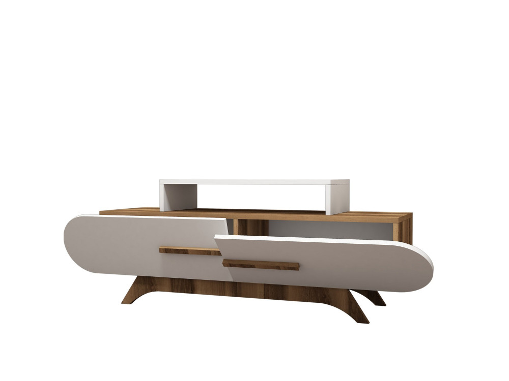 Mobile TV in legno "Rose" - 145 x 36 x 49 cm - Bianco