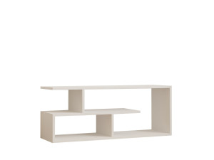 Mobile TV in legno "Cafu" - 100 x 29 x 40 cm - Bianco