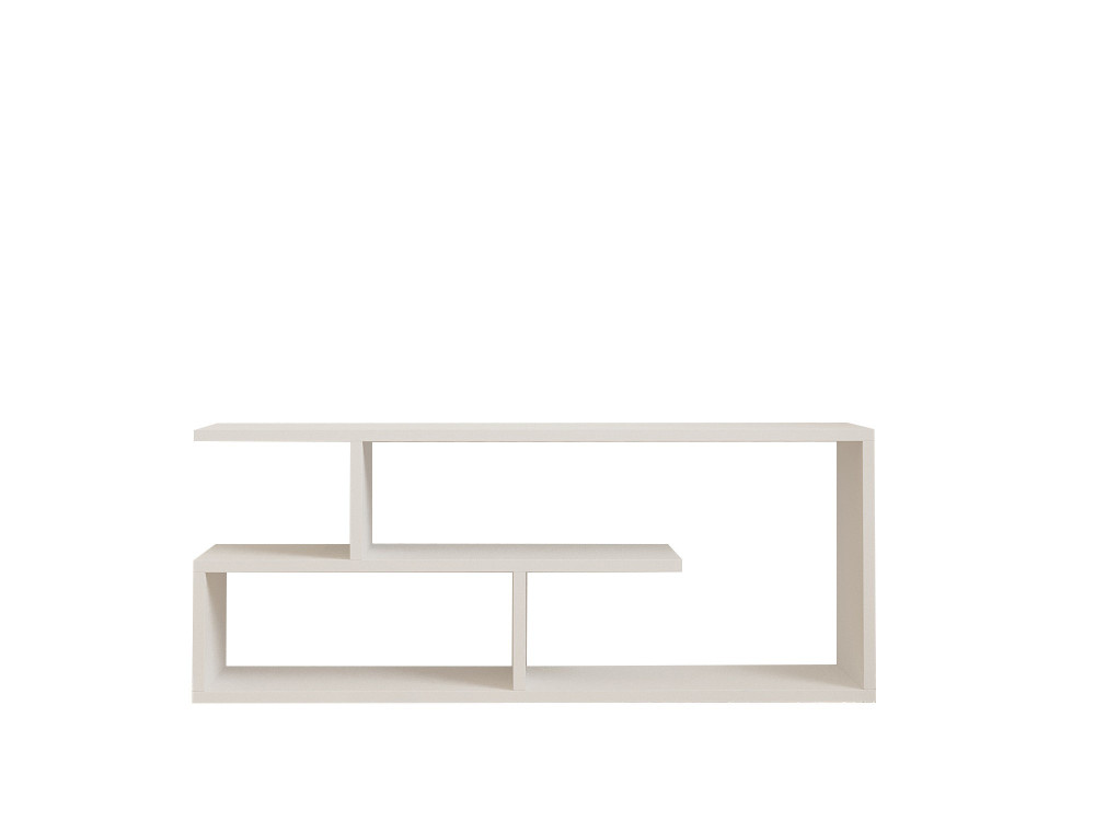 Mobile TV in legno "Cafu" - 100 x 29 x 40 cm - Bianco