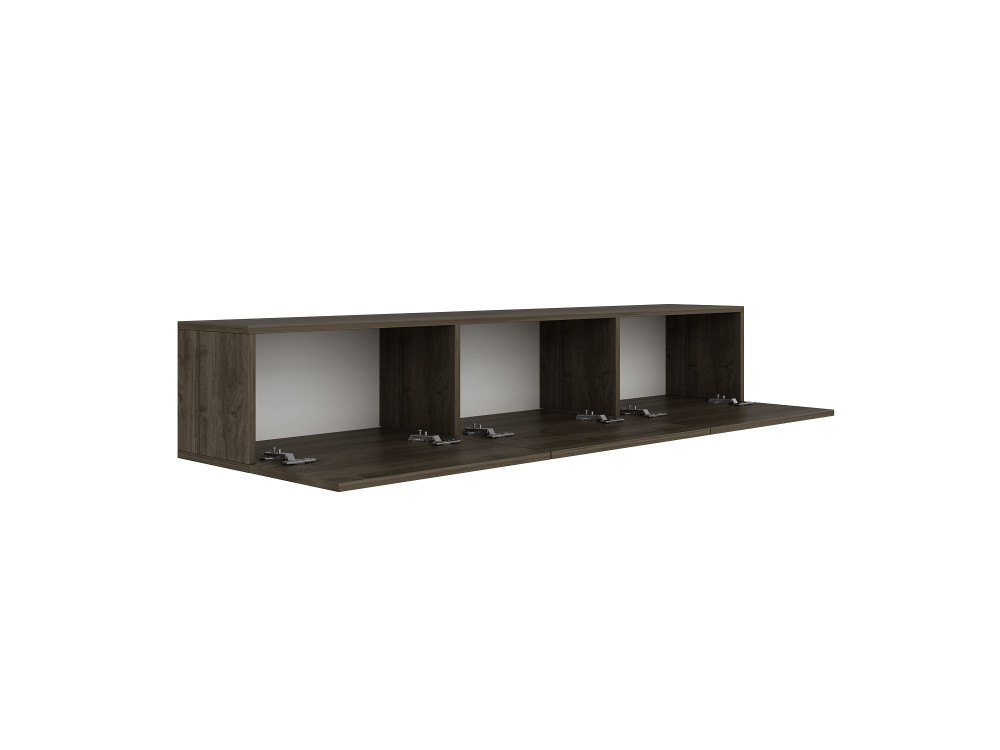 Porta TV in legno "West" - 150 x 32 x 30 cm - Noce