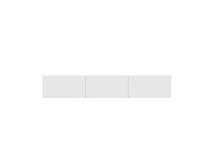 Mobile TV in legno "West" 150 x 32 x 30 cm - Bianco