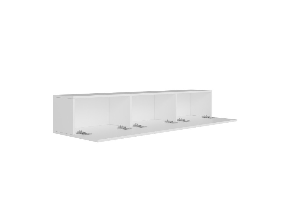 Mobile TV in legno "West" 150 x 32 x 30 cm - Bianco