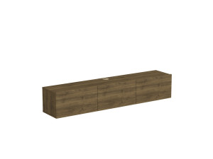 Porta TV in legno "Denby" - 160 x 31 x 29 cm - Noce