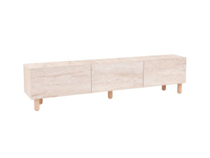 Porta TV in legno "Alvin" - 180 x 31 x 42 cm - Beige