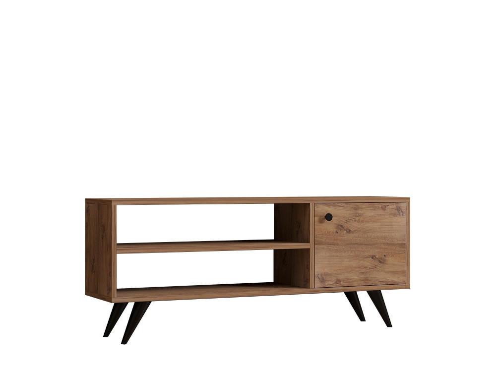 Porta TV in legno "Jena" - 120 x 29 x 50 cm - Pino Atlantico
