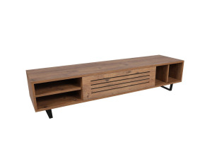 Porta TV in legno "Safir" 160 x 40 x 35 cm - Pino Atlantico