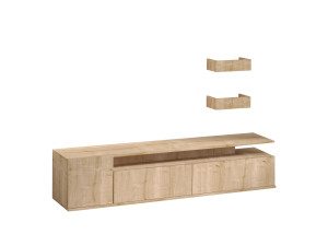 Porta TV in legno "Alika" - 180 x 35 x 45 cm - Rovere