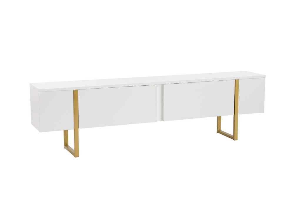 Porta TV in legno "Serenity" - 180 x 29 x 50 cm - Bianco