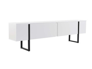 Mobile TV in legno "Serenity" 180 x 30 x 45 cm - Bianco