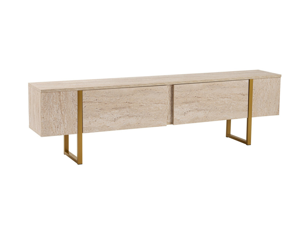 Mobile TV in legno "Serenity" 180 x 30 x 50 cm - Travertino