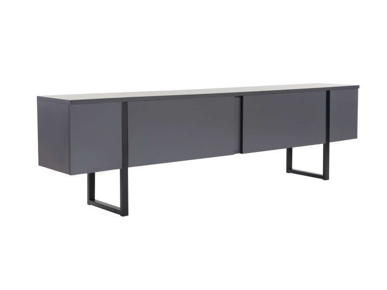 Mobile TV in legno "Serenity" 180 x 30 x 50 cm - Antracite