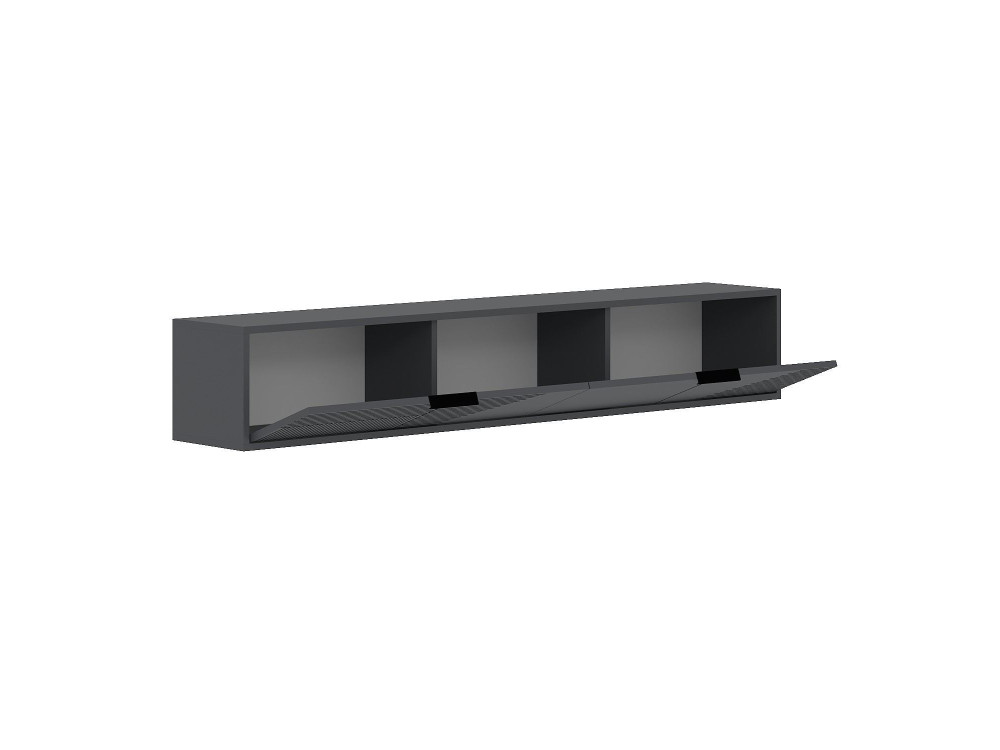 Mobile TV in legno "Parla" 180 x 30 x 30 cm - Antracite