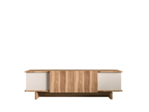 Porta TV in legno "Diana" 180 x 33 x 50 cm - Beige