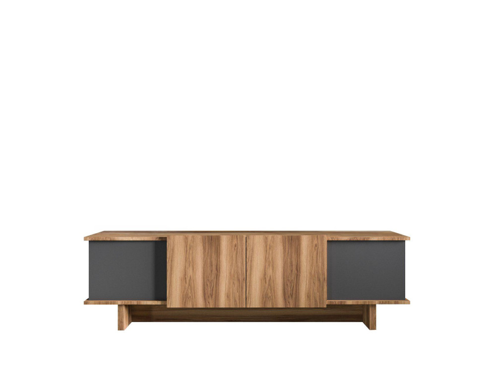 Mobile TV in legno "Diana" 180 x 33 x 50 cm - Antracite