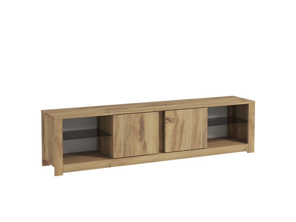 Porta TV in legno "Aydos" 180 x 35 x 45 cm - Rovere