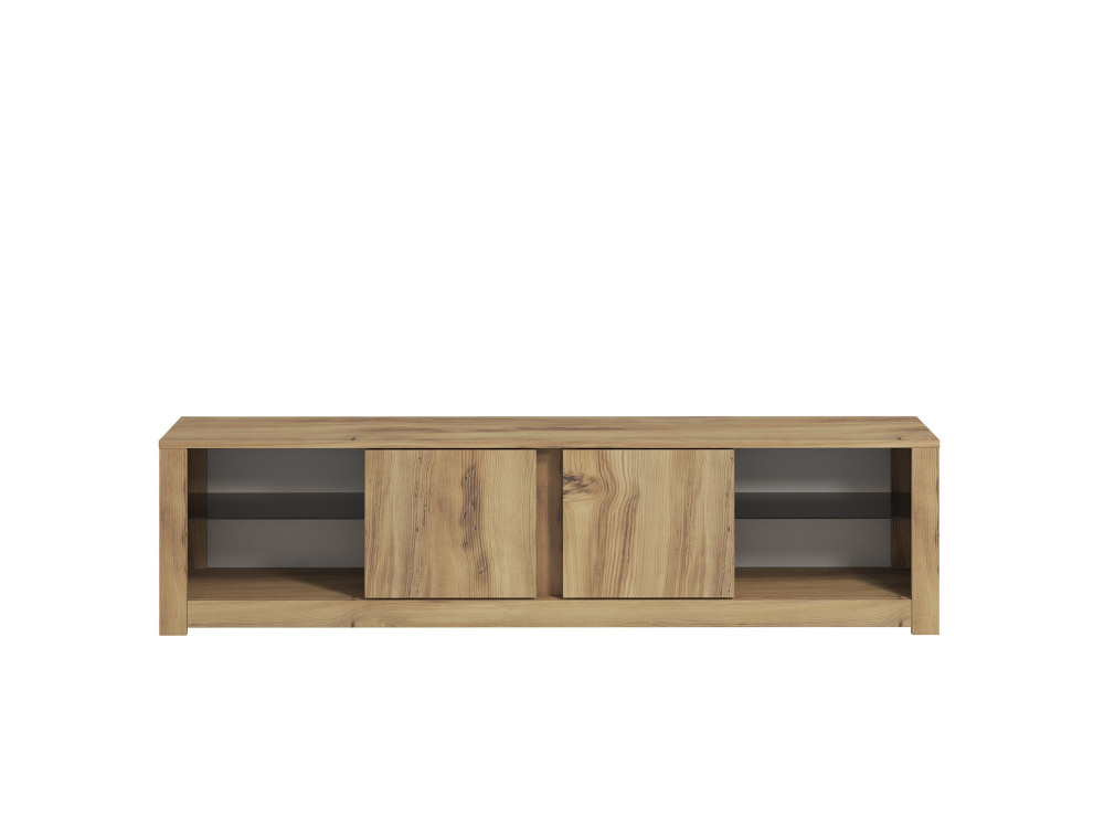 Porta TV in legno "Aydos" 180 x 35 x 45 cm - Rovere