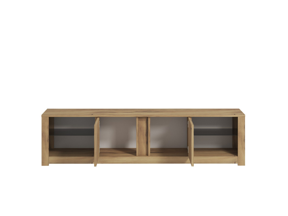 Porta TV in legno "Aydos" 180 x 35 x 45 cm - Rovere
