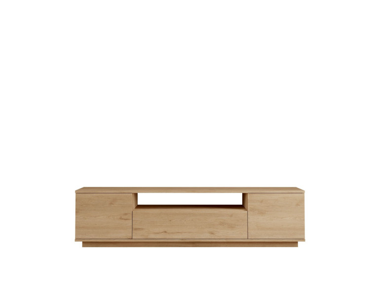 Porta TV in legno "Rowen" - 180 x 44 x 44 cm - Marrone