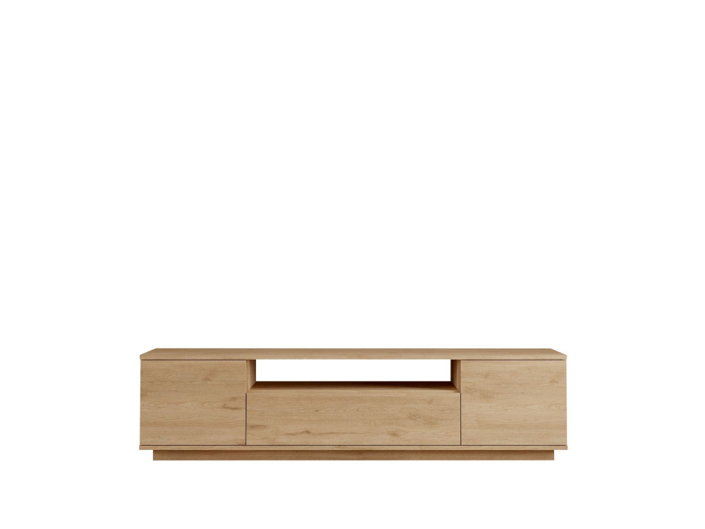 Porta TV in legno "Rowen" - 180 x 44 x 44 cm - Marrone