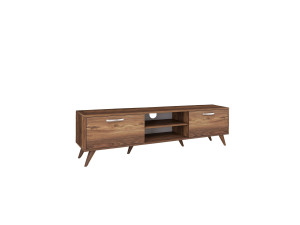 Porta TV in legno "Atik" - 180 x 35 x 48 cm - Marrone