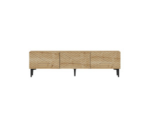 Mobile TV in legno "Felix" 160 x 31,4 x 44,1 cm - Rovere zaffiro