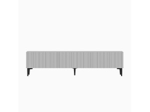 Porta TV in legno "Oscar" - 180 x 31 x 45 cm - Bianco