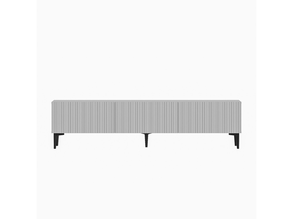 Porta TV in legno "Oscar" - 180 x 31 x 45 cm - Bianco