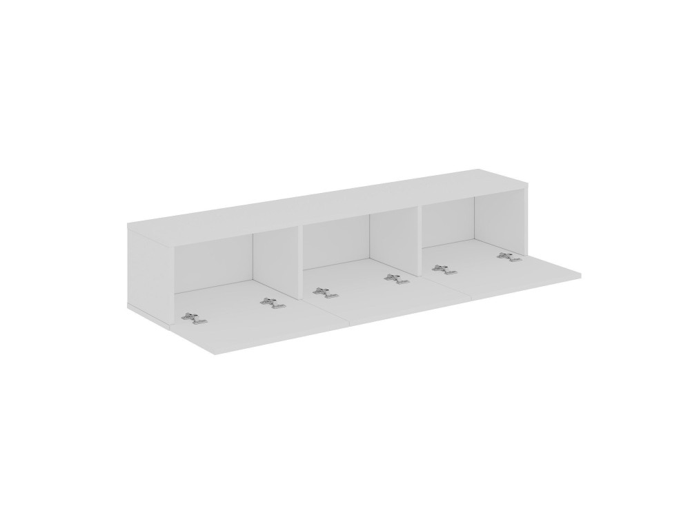 Porta TV in legno "Oscar" - 180 x 31 x 45 cm - Bianco