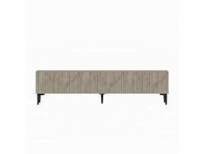 Porta TV in legno "Oscar" - 180 x 31 x 45 cm - Beige