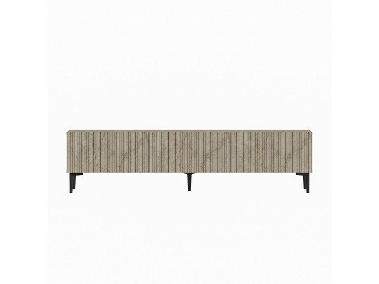 Porta TV in legno "Oscar" - 180 x 31 x 45 cm - Beige
