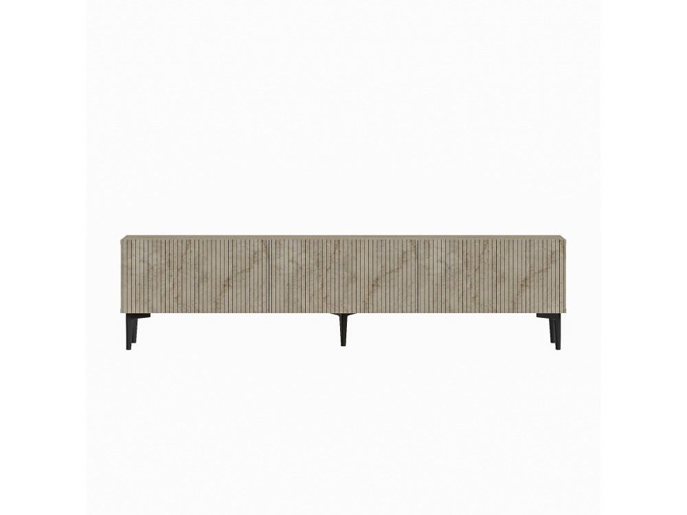 Porta TV in legno "Oscar" - 180 x 31 x 45 cm - Beige